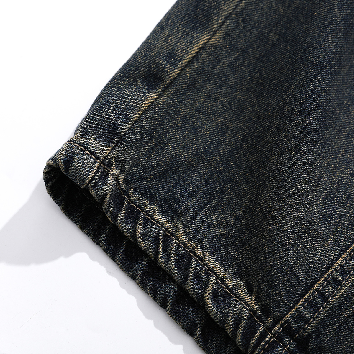 Heavyweight Multi-Pocket Washed Vintage Loose Jean