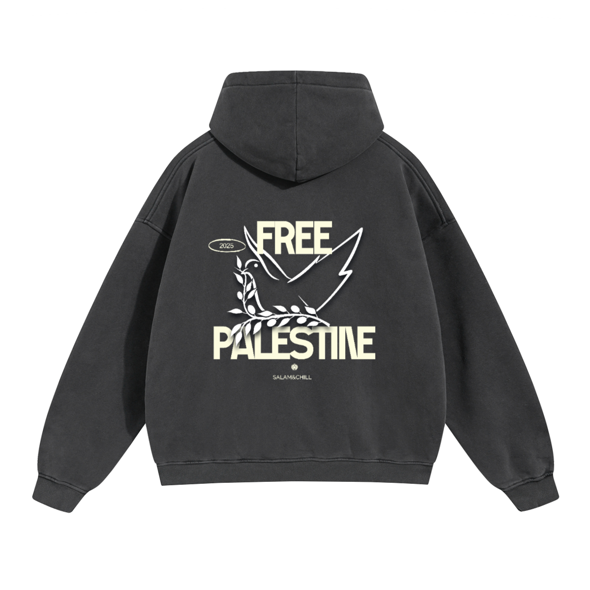 Free Palestine Oversized Hoodie