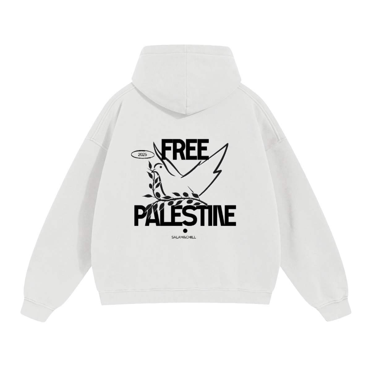 Free Palestine Oversized Hoodie