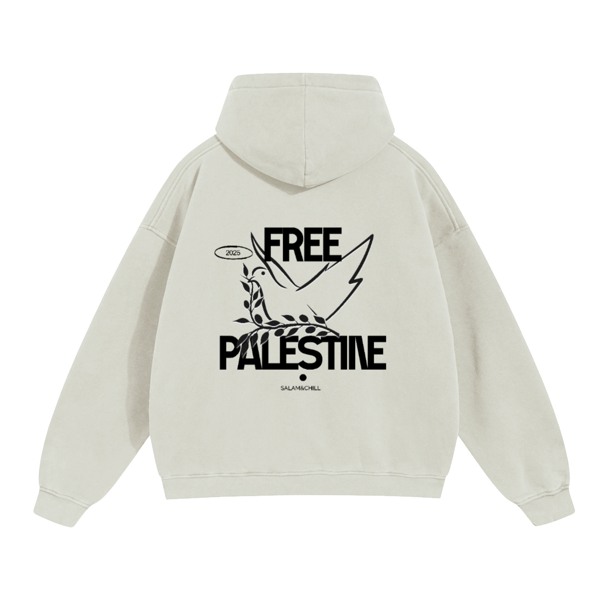 Free Palestine Oversized Hoodie