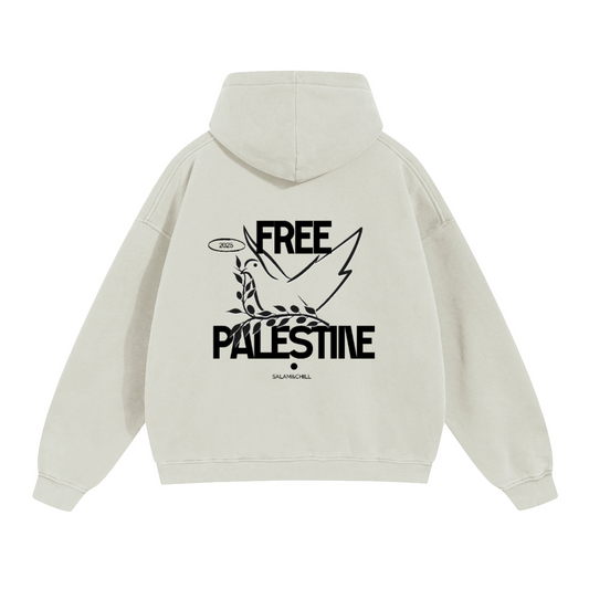 Free Palestine Oversized Hoodie