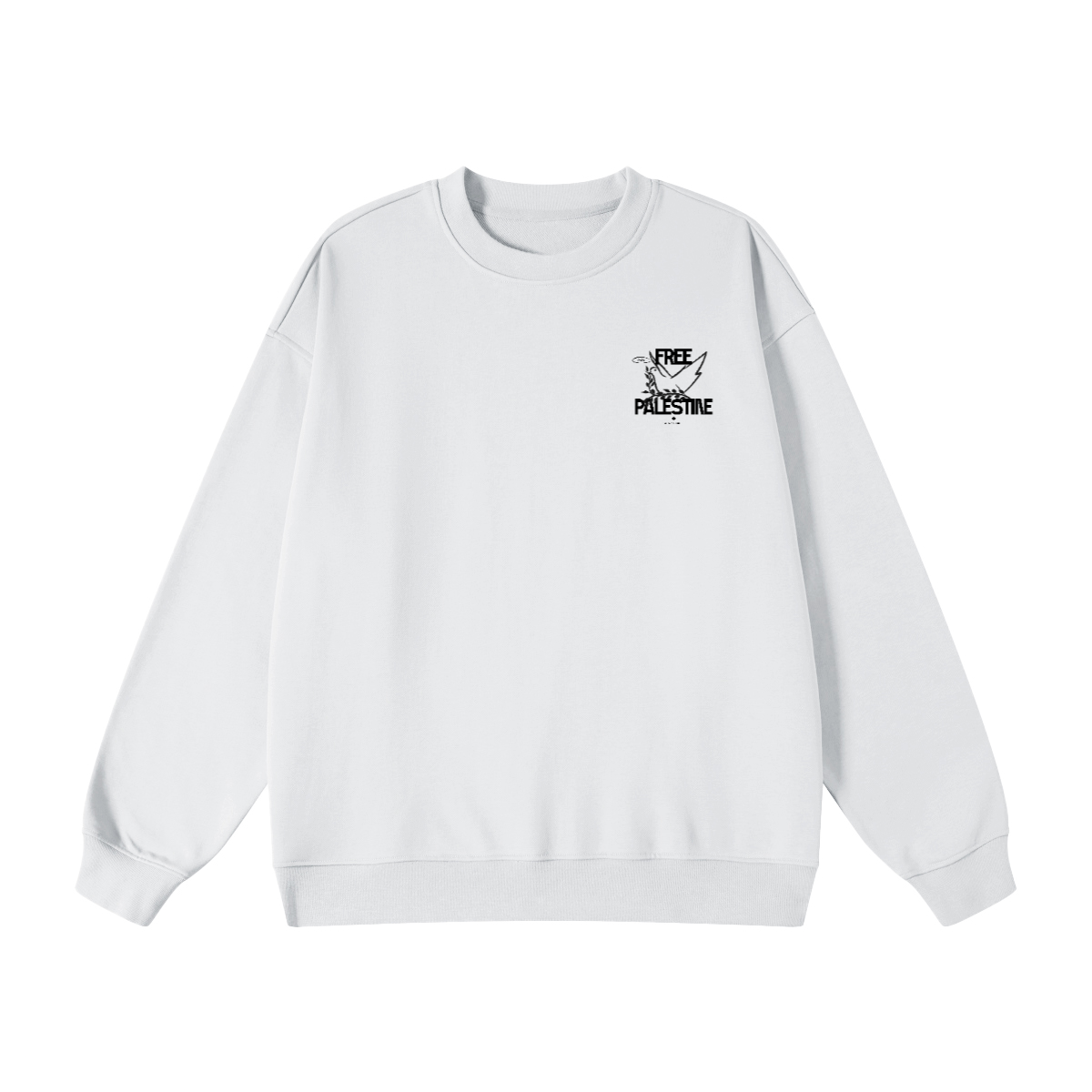 Free Palestine Oversized Sweatshirt