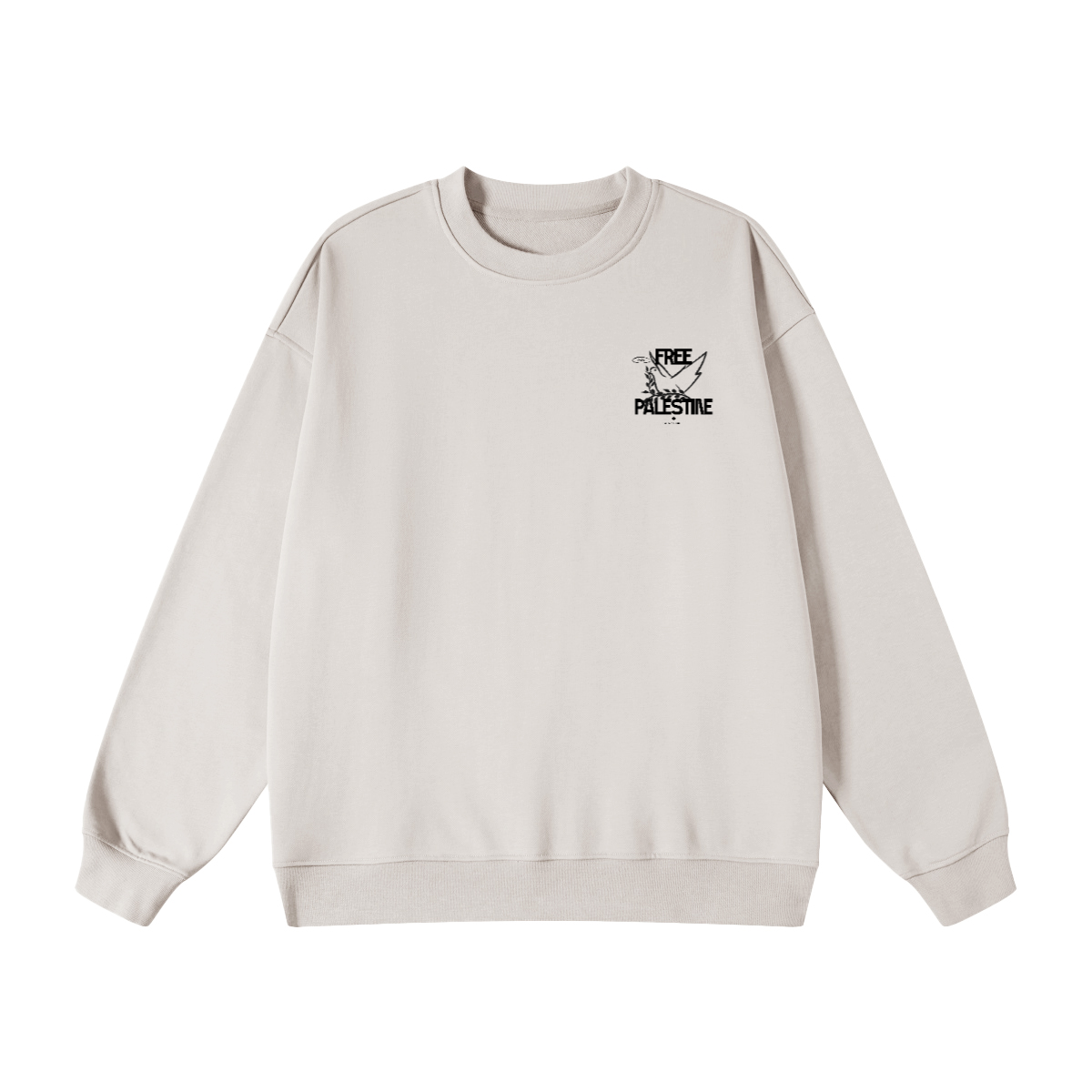 Free Palestine Oversized Sweatshirt